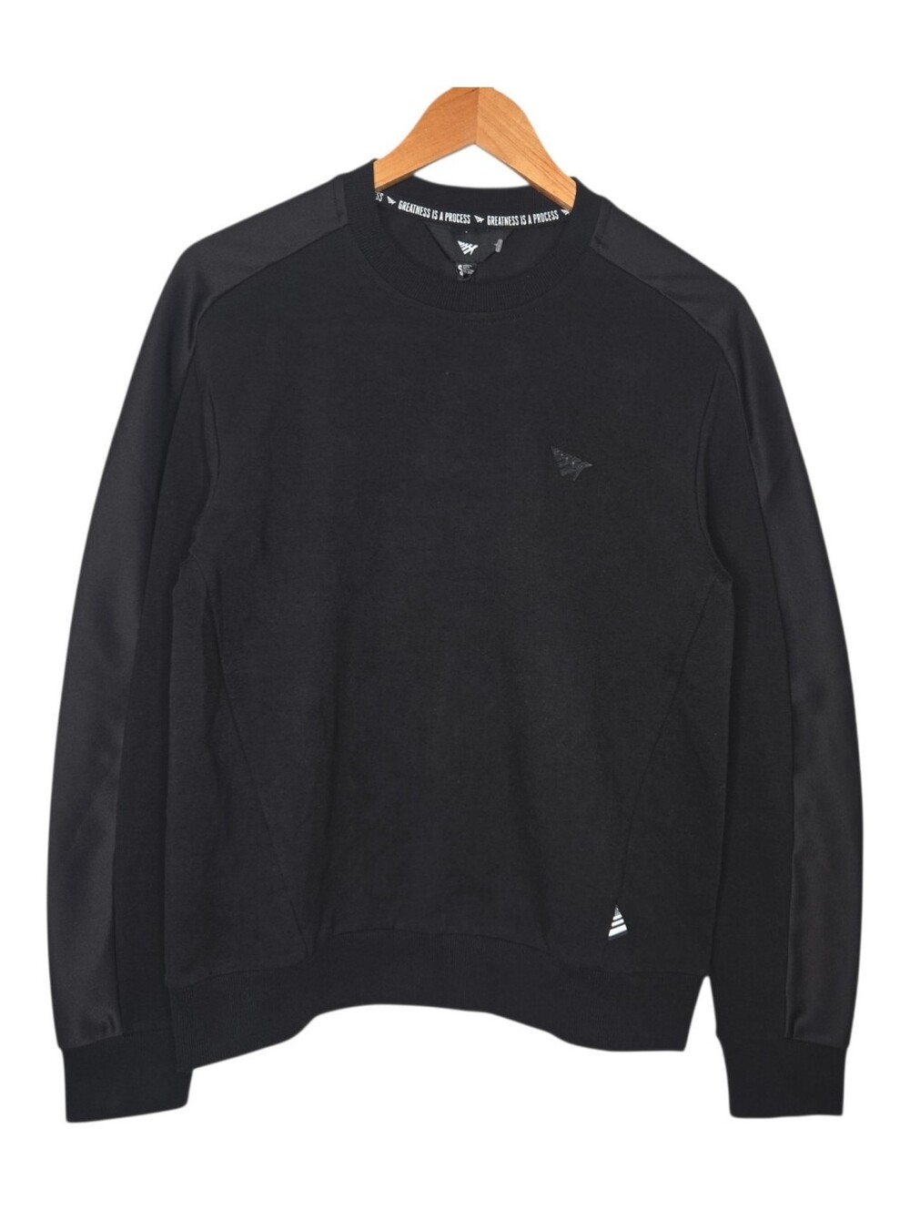 Paper Planes Mens Black Chromatic Crewneck Sweatshirt Small